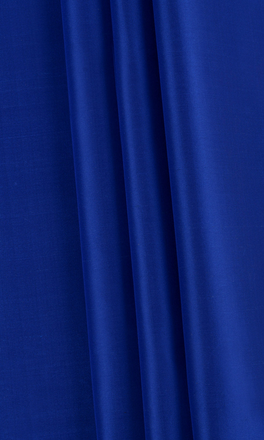Shantung Silk Fabric By the Metre for Curtains & Drapes (Sapphire Blue)