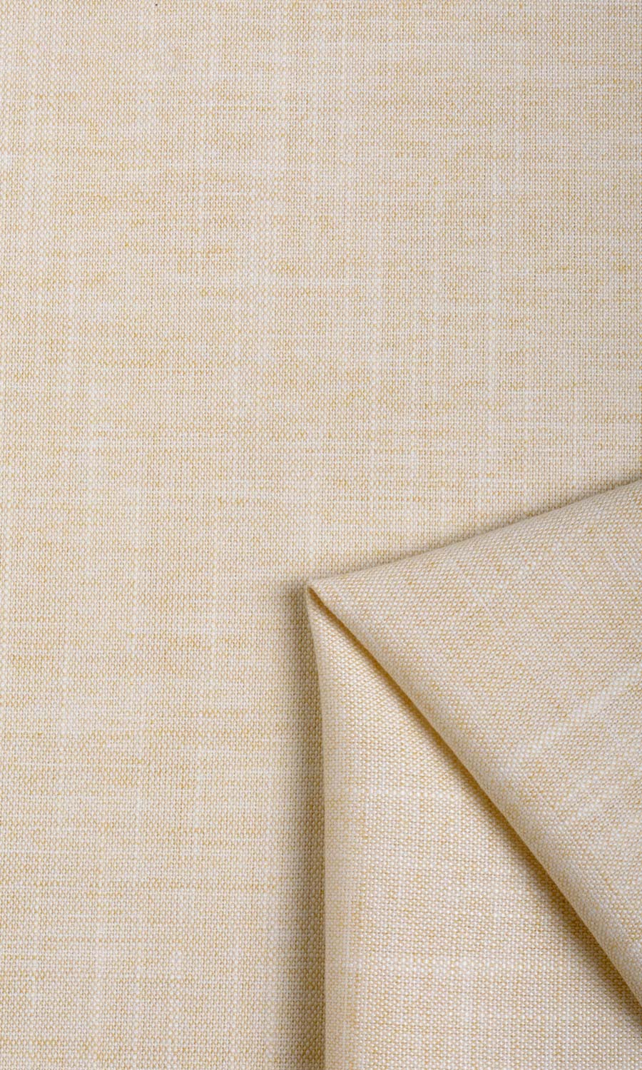 Plain Linen Texture Window Treatments Fabric By the Metre (Pale Beige)