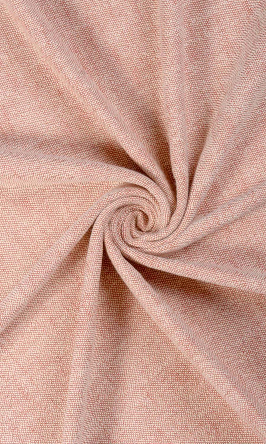 Plain Cotton Curtains (Coral Red)
