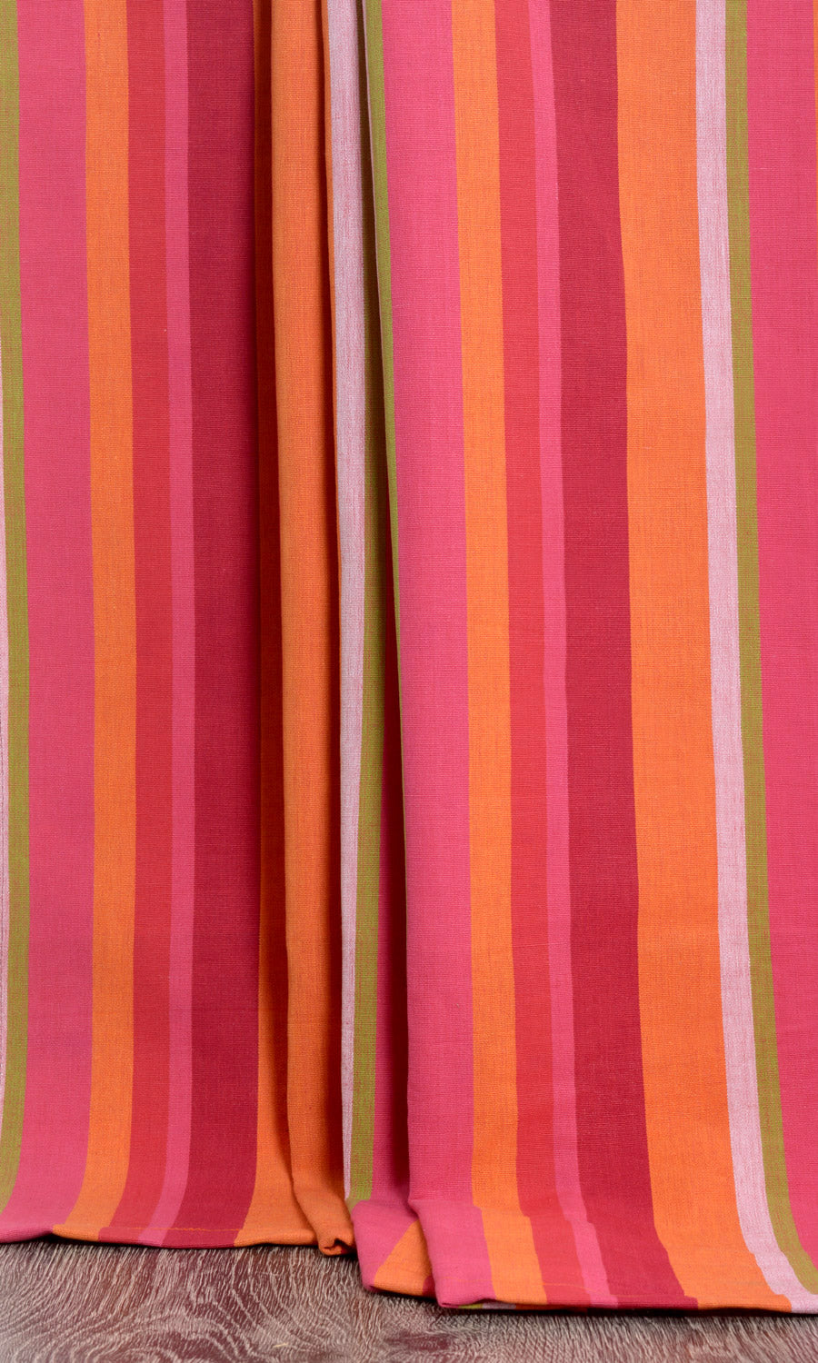 Cotton Free Fabric Material Sample (Orange/ Pink)