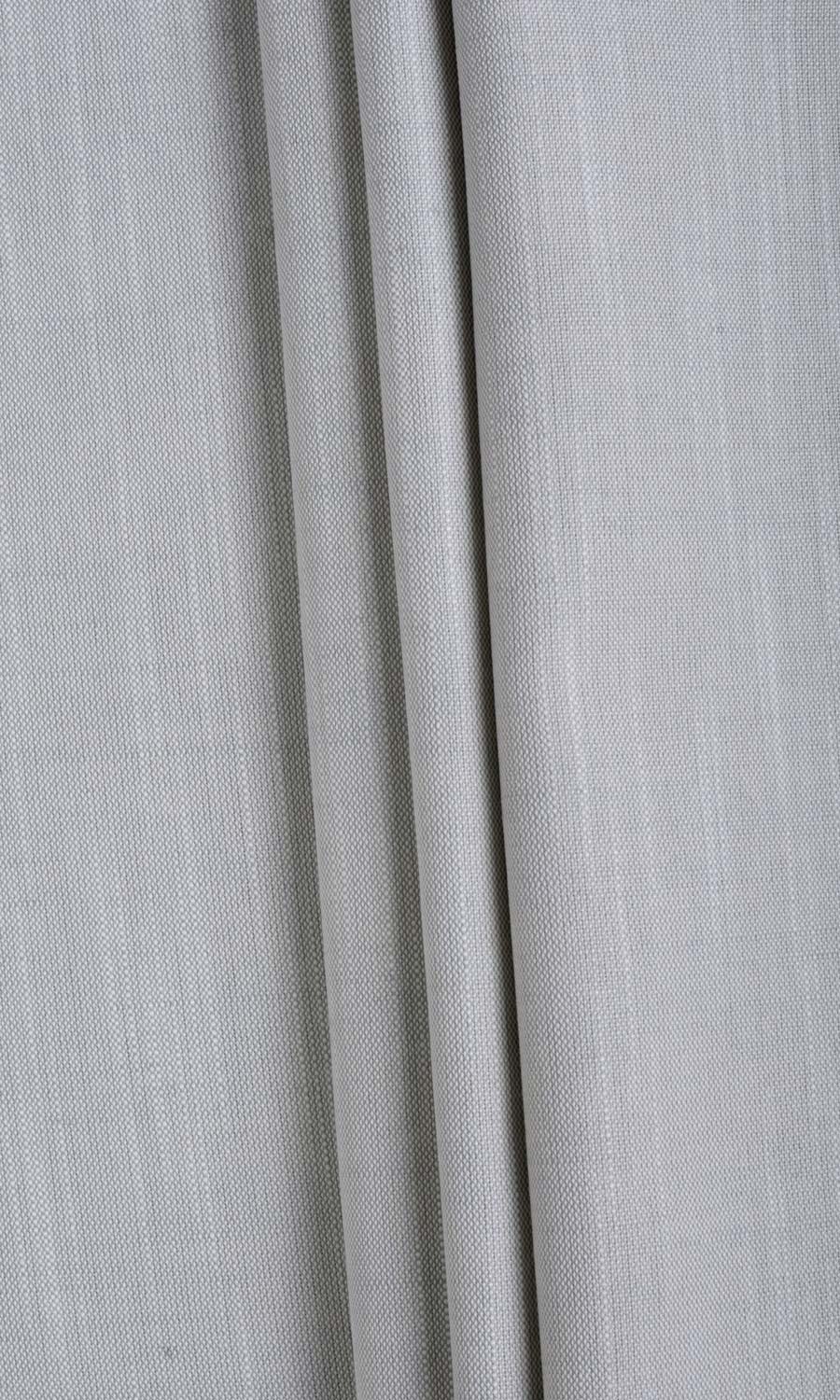 Plain Linen Texture Fabric Material By the Metre (Silver Grey)