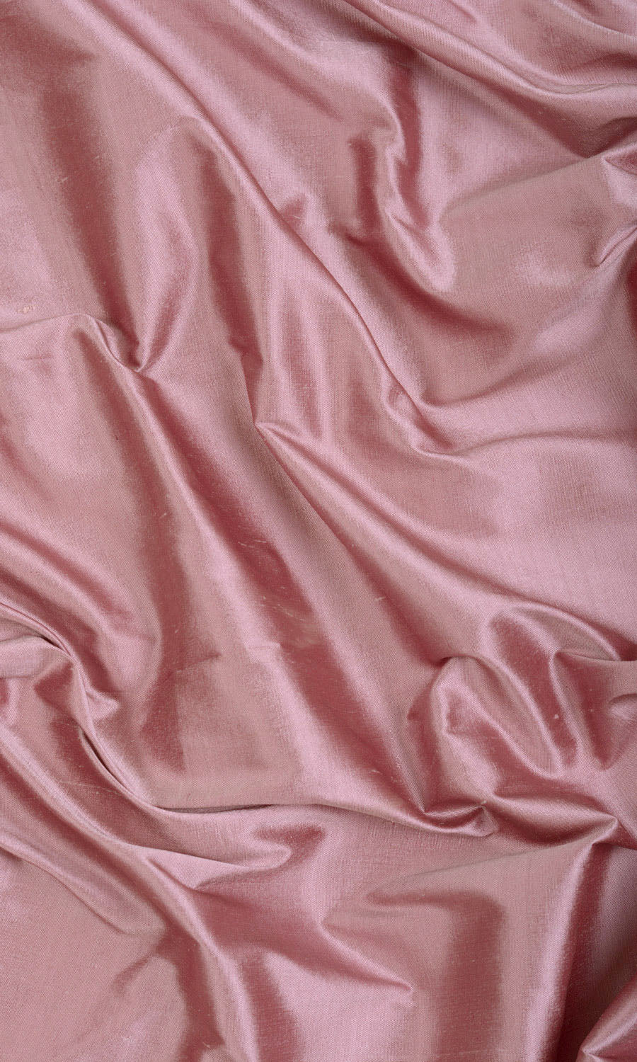 Shantung Silk Fabric Material By the Metre (Pink)