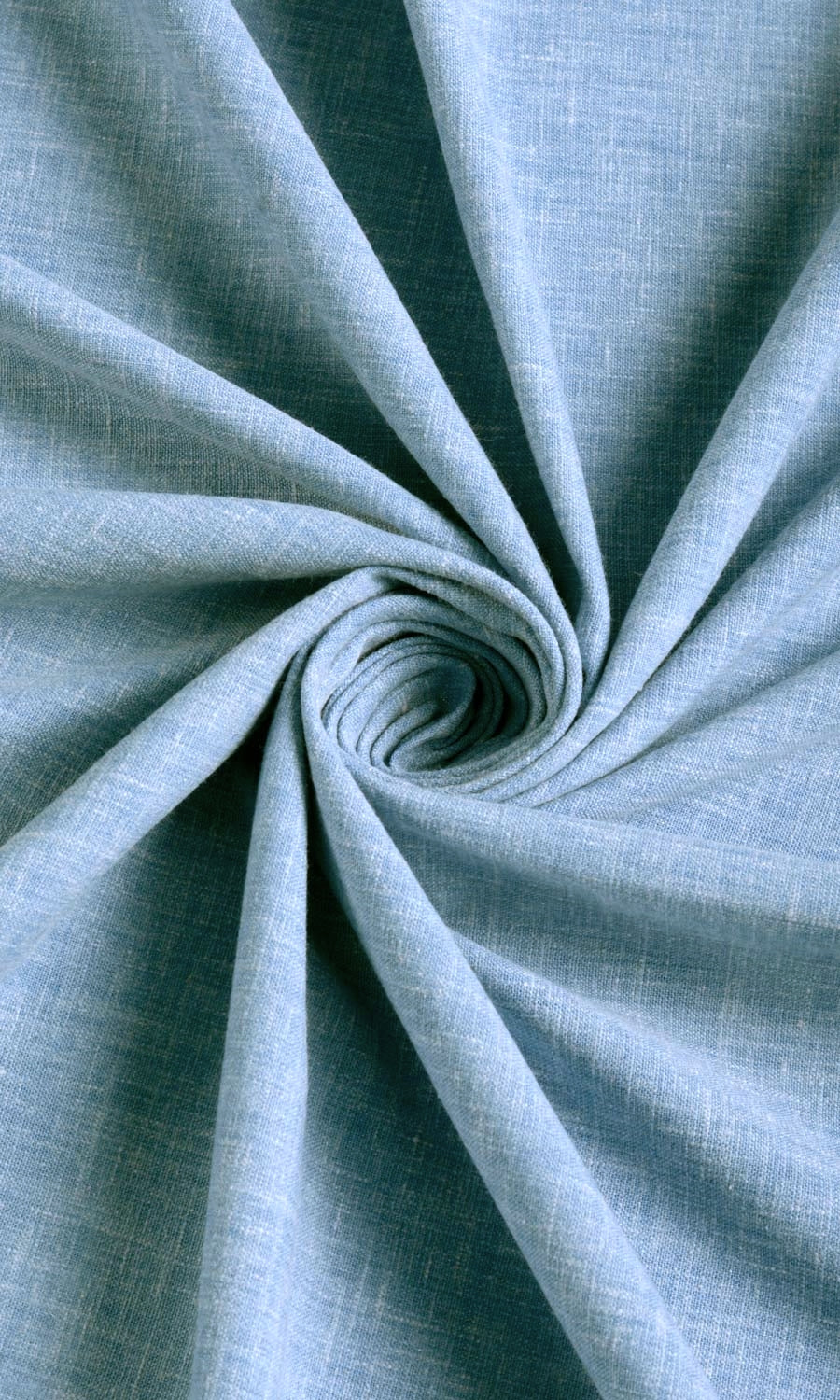 Poly-Cotton Blend Home Textile Fabric Material By the Metre (Pale Cobalt)