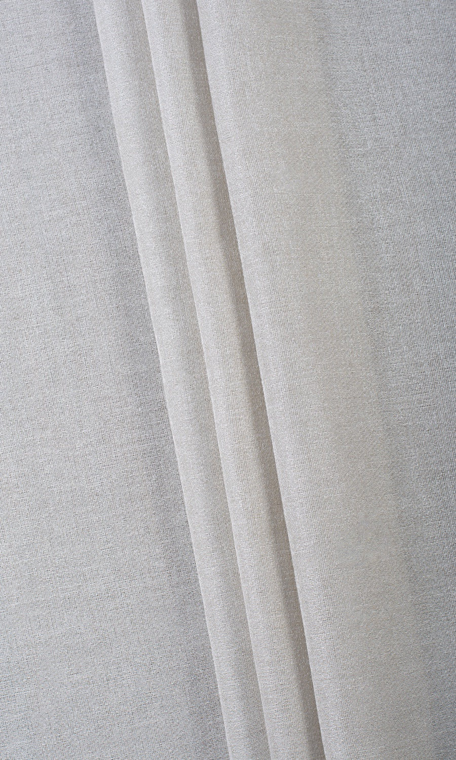 Plain Semi-Sheer Window Treatments Fabric By the Metre (Silver Gray)