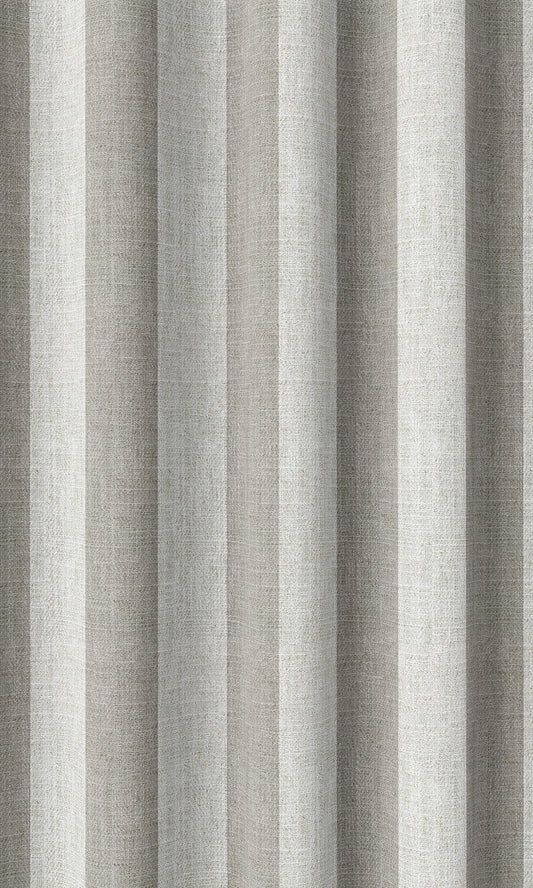 Modern Striped Home Décor Fabric Sample (Grey/ White)