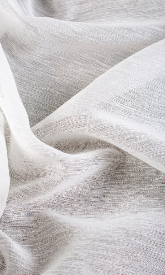 Plain Sheer Curtains (White)
