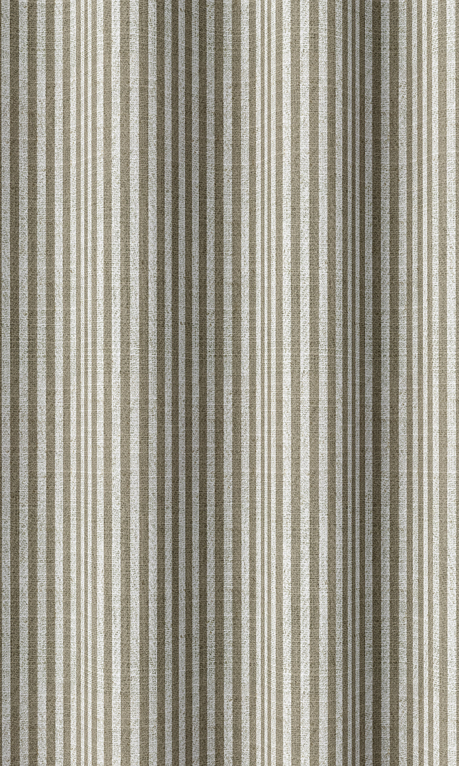 Modern Geometric Patterned Home Décor Fabric Sample (Green-Beige)