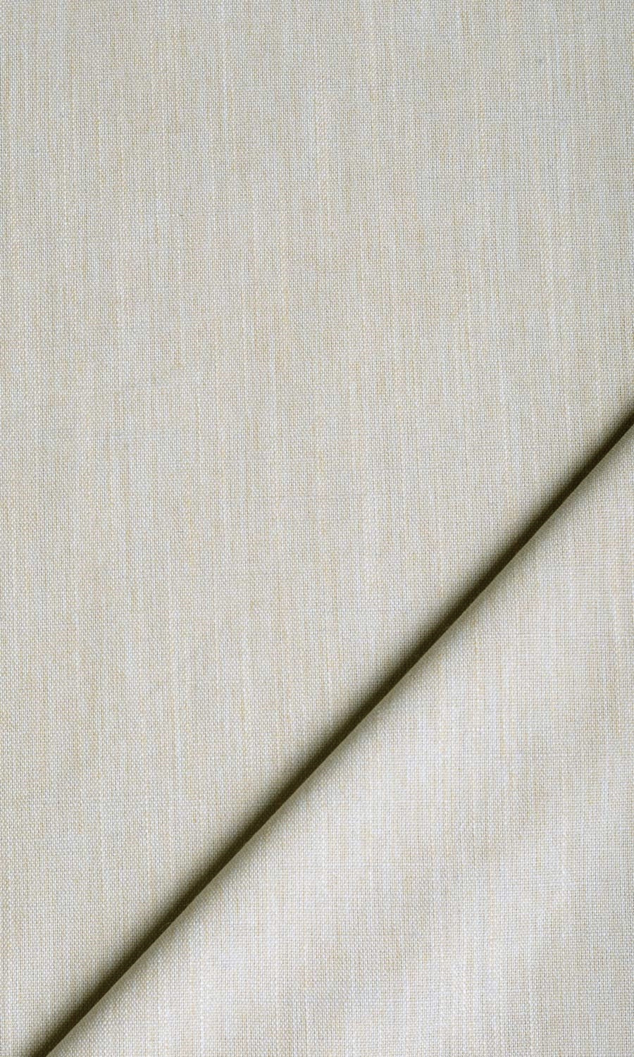 Plain Linen Texture Home Textile Fabric Material By the Metre (Pale Grey/ Ivory)