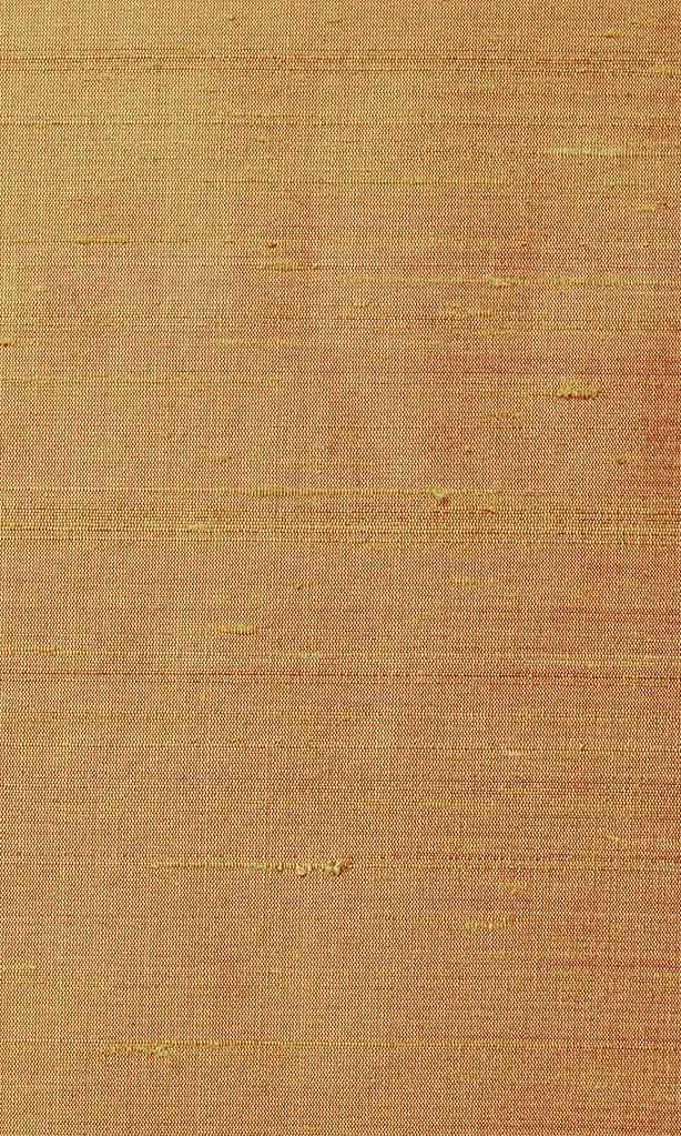 Dupioni Silk Home Textile Fabric Material Sample (Saffron Orange)
