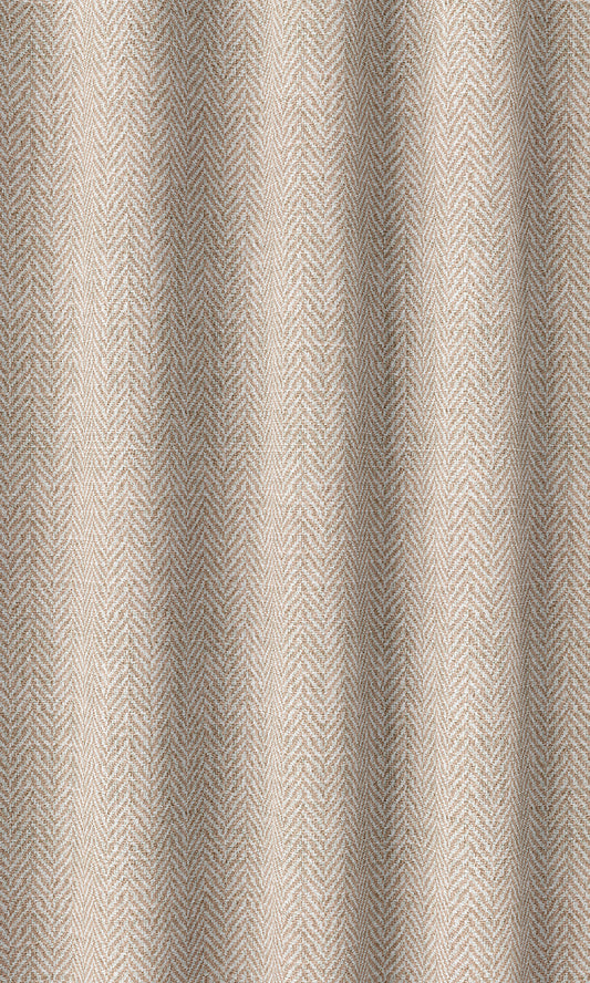 Herringbone Home Décor Fabric Sample (Blush Pink/ White)