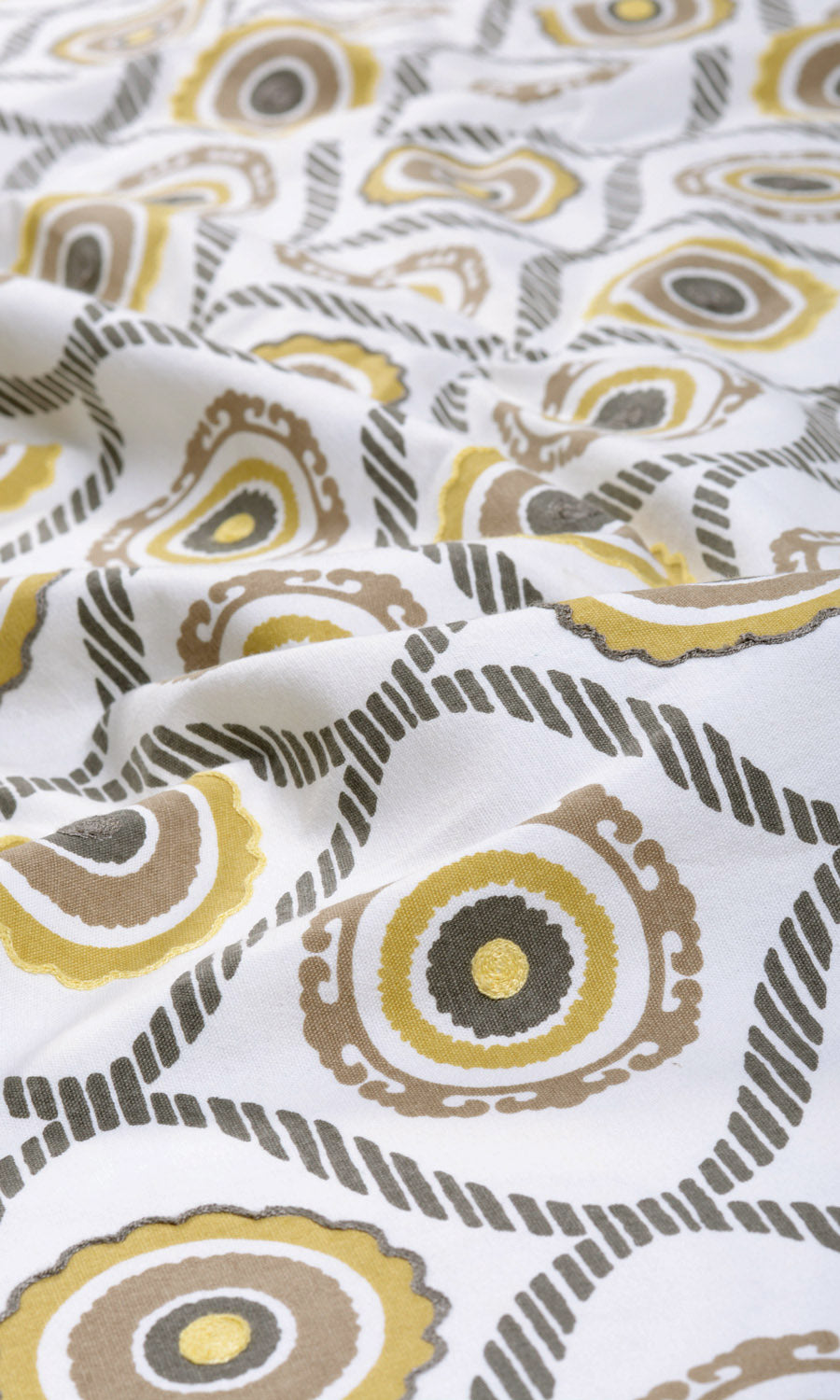 Patterned / Printed / Geometric / Polka Dots / Circles Window Treatments Fabric Sample