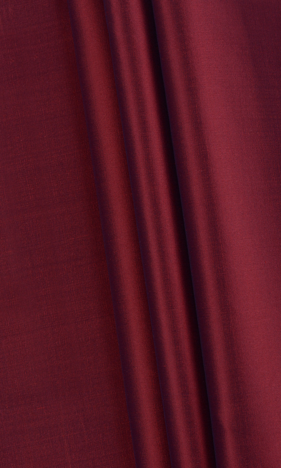 Shantung Silk Fabric By the Metre for Curtains & Drapes (Crimson Red)