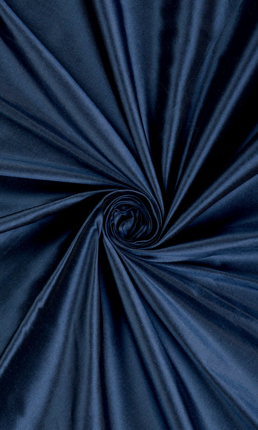 Shantung Silk Home Décor Fabric By the Metre (Midnight Blue/ Navy)