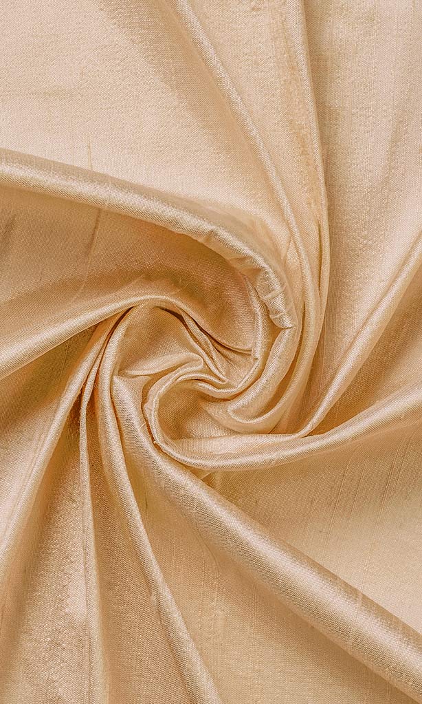 Dupioni Silk Home Décor Fabric By the Metre (Golden Beige)