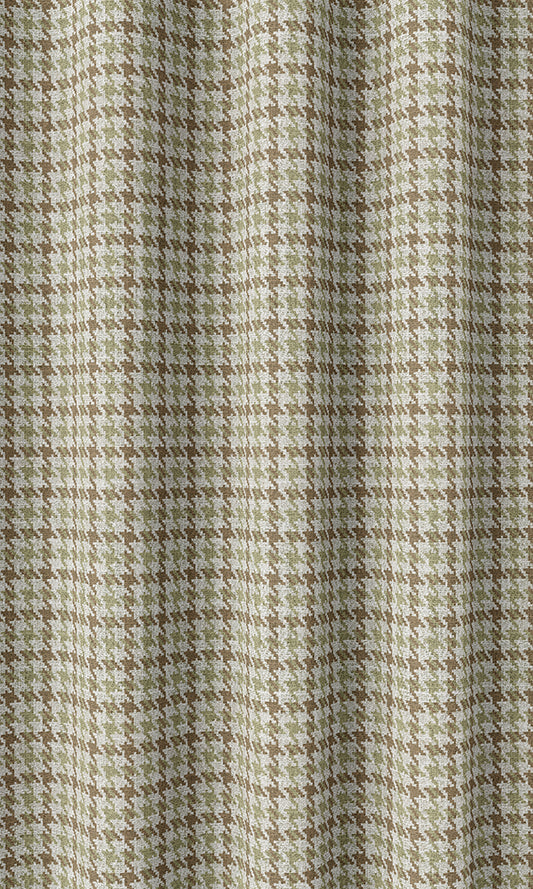 Houndstooth Patterned Drapery