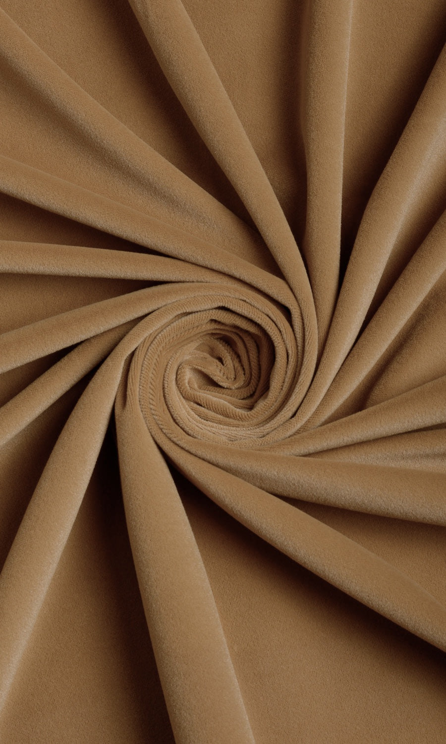 Velvet Home Décor Fabric By the Metre (Burnt Orange/ Brown)