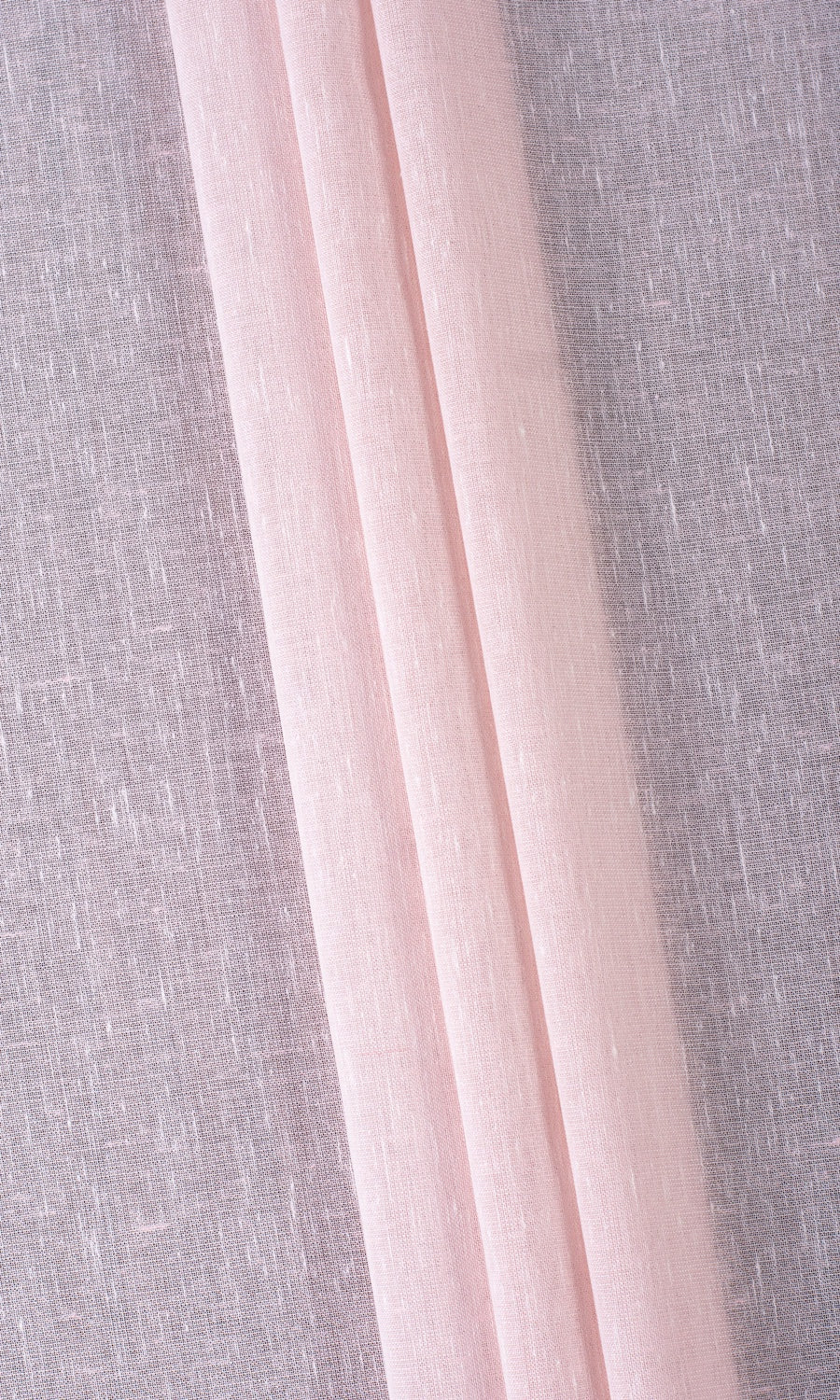 Plain Sheer Free Fabric Material Sample (Powder Pink)