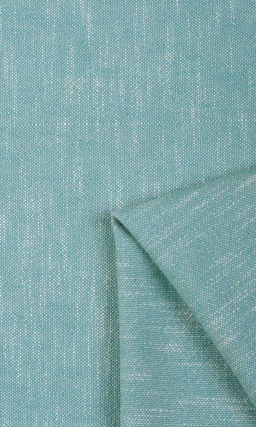 Plain Cotton Fabric By the Metre for Curtains & Drapes (Aqua Blue)