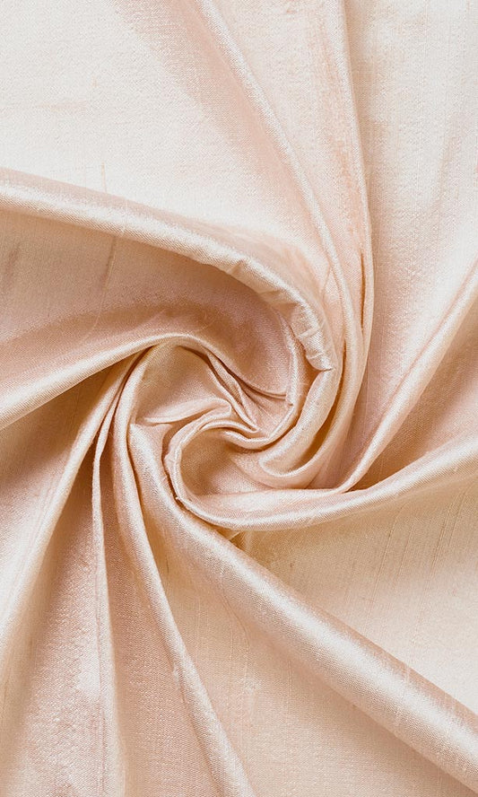 Dupioni Silk Home Décor Fabric Sample (Blush Pink)