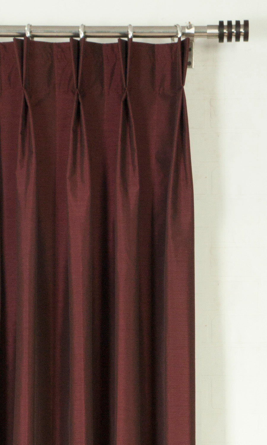 Faux Silk Home Textile Fabric Material By the Metre (Red)