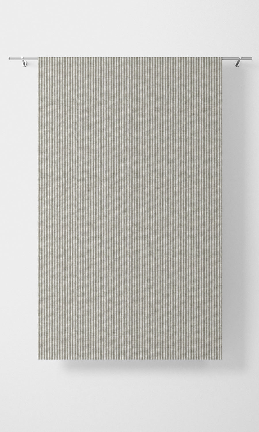Modern Striped Home Textile Fabric Material By the Metre (Grey/ White)