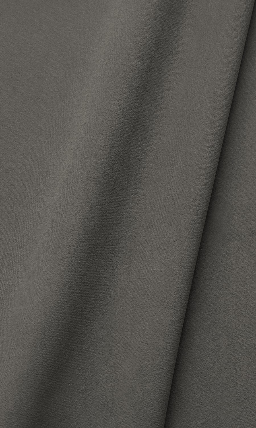 Velvet Window Treatments Fabric By the Metre (Grey)