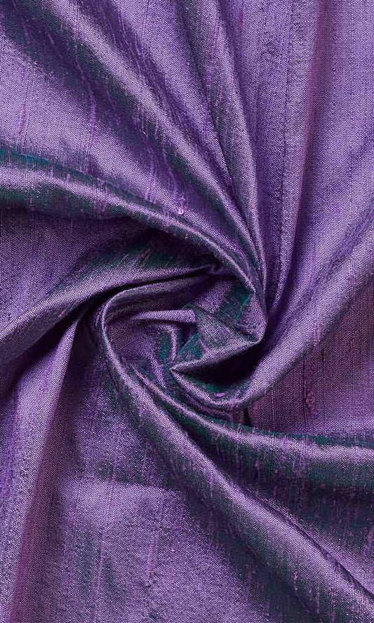 Pure Silk Home Décor Fabric By the Metre (Purple/ Iris)