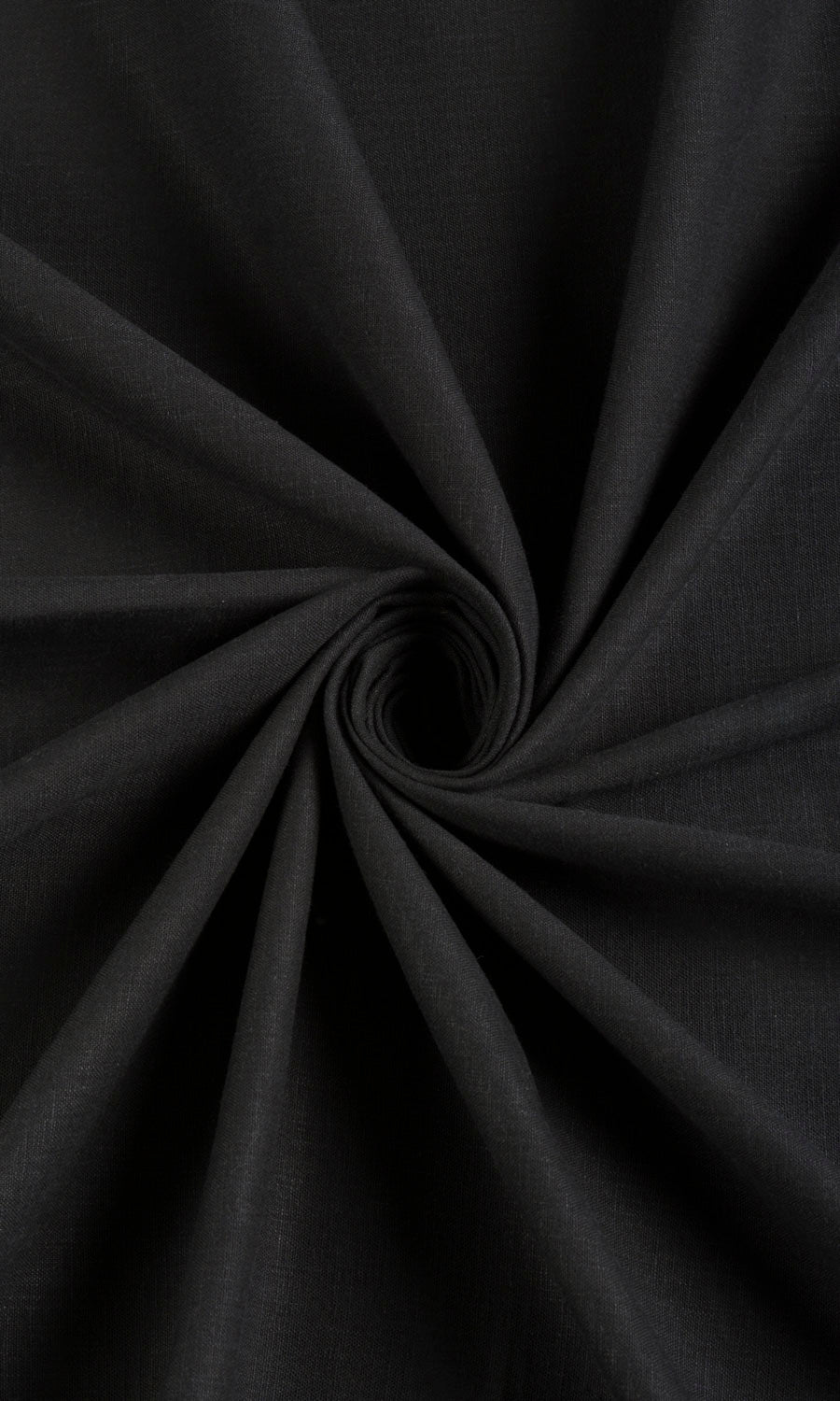 Poly-Cotton Window Treatments Fabric By the Metre (Charcoal)