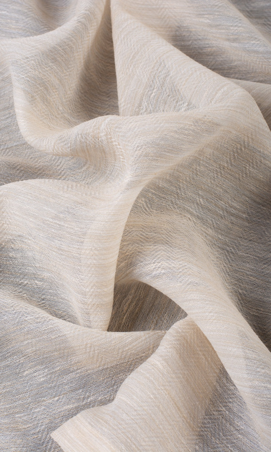 Sheer Home Décor Fabric By the Metre (Pale Beige)