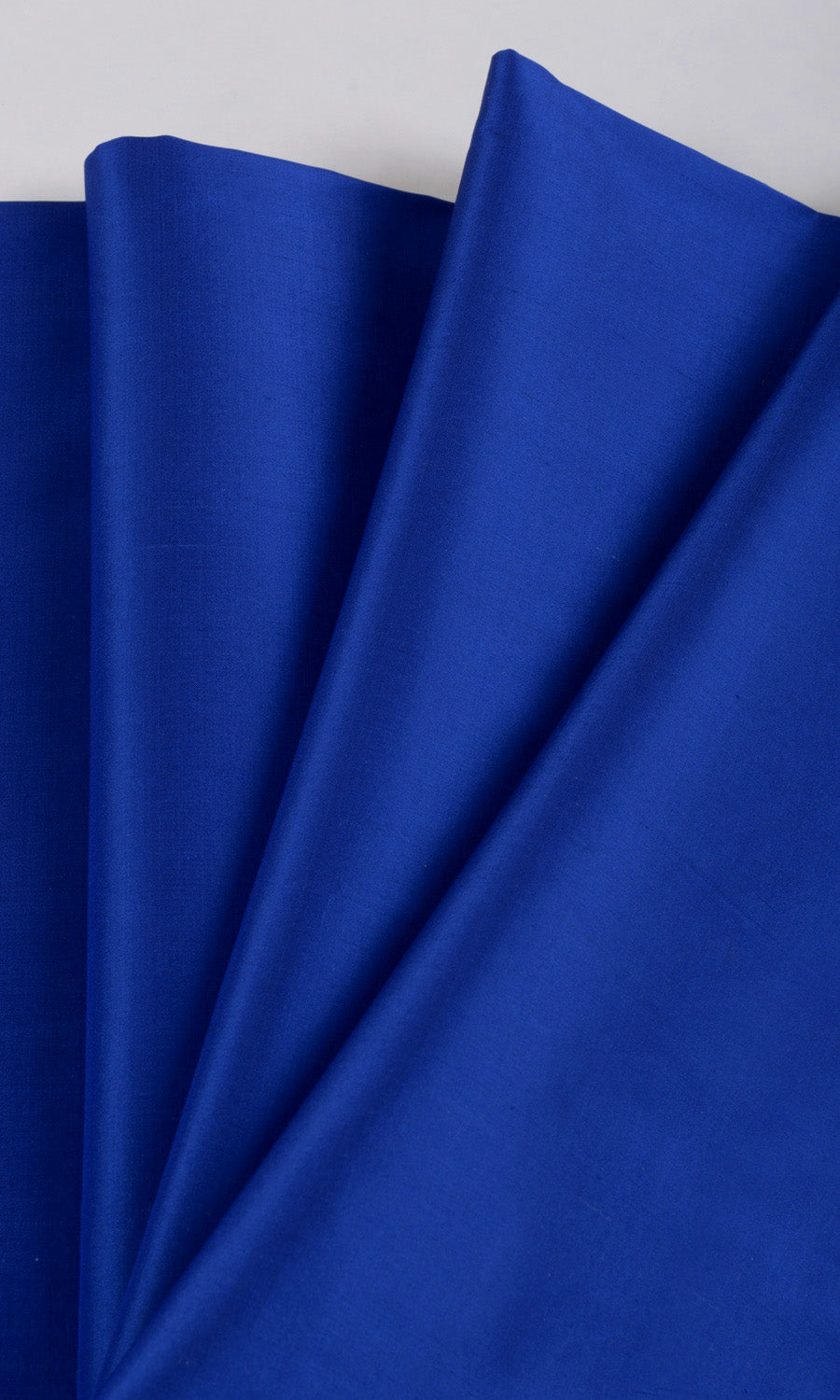 Shantung Silk Fabric Material By the Metre (Sapphire Blue)