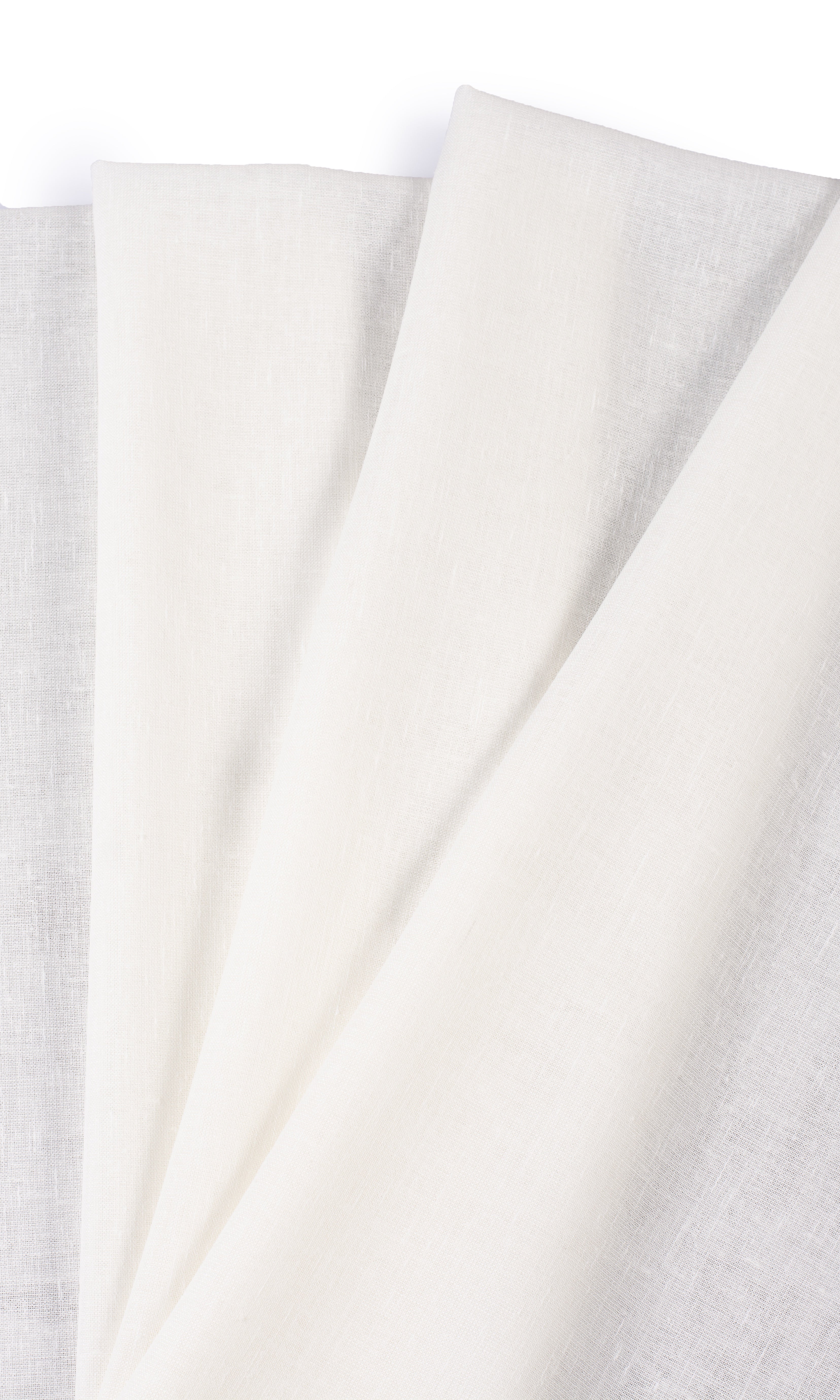 Plain Sheer Home Textile Fabric Material By the Metre (Cream)