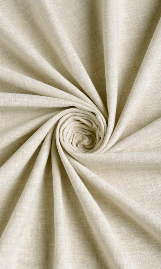 Poly-Cotton Blend Home Décor Fabric Sample (Pale Beige)