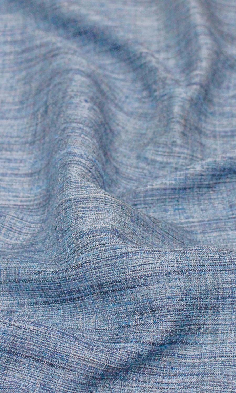 Textured Free Fabric Material Sample (Denim Blue)