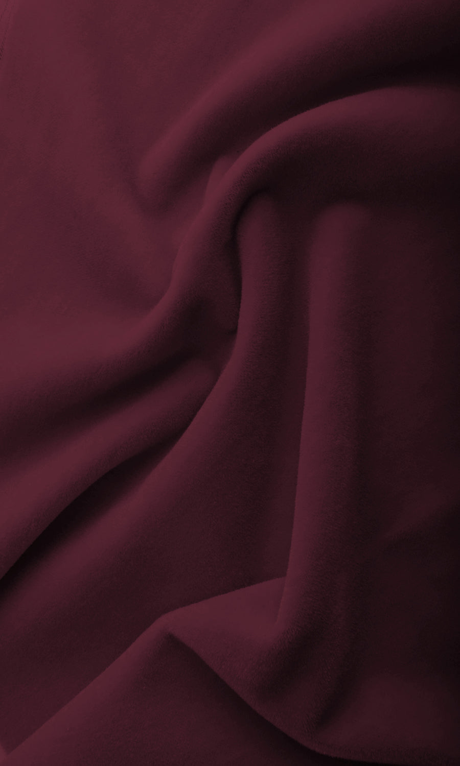 Velvet Home Textile Fabric Material By the Metre (Burgundy Red)