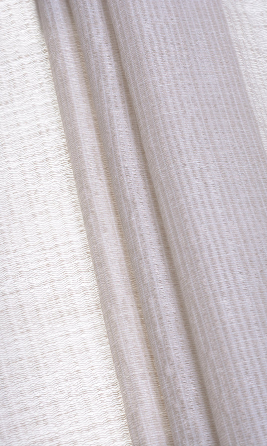 Oatmeal Textured Sheer Curtains