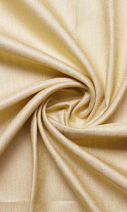 Champagne Yellow Custom Silk Blend Curtains