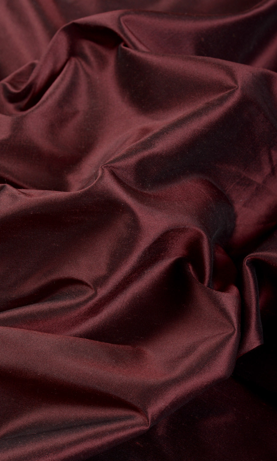 Shantung Silk Fabric By the Metre for Curtains & Drapes (Wine Red/ Maroon)