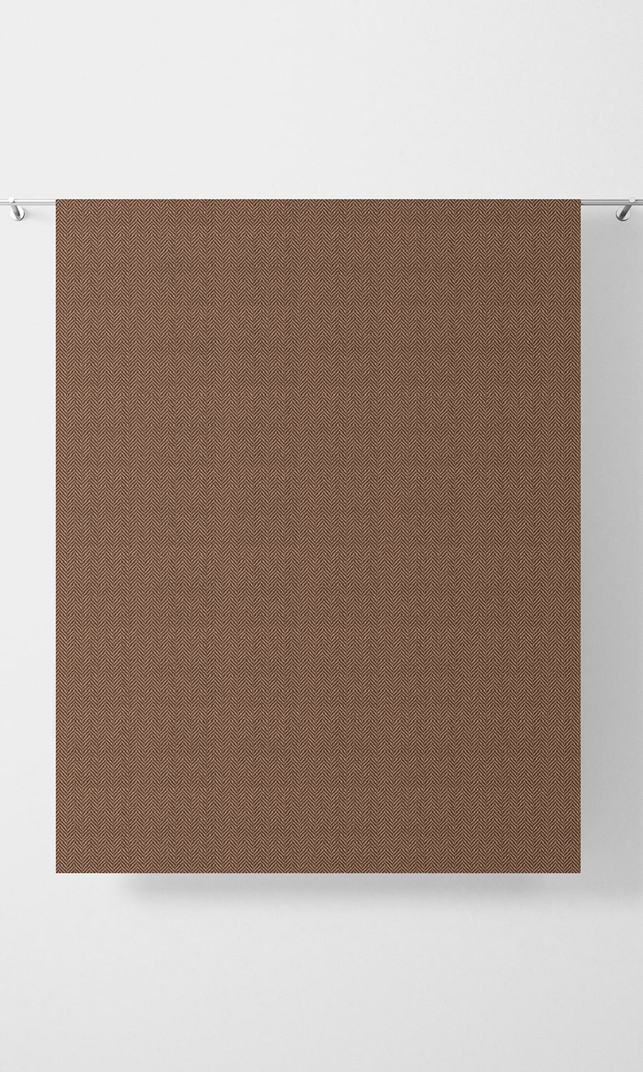 Herringbone Textured Free Fabric Material Sample (Red/ Orange)