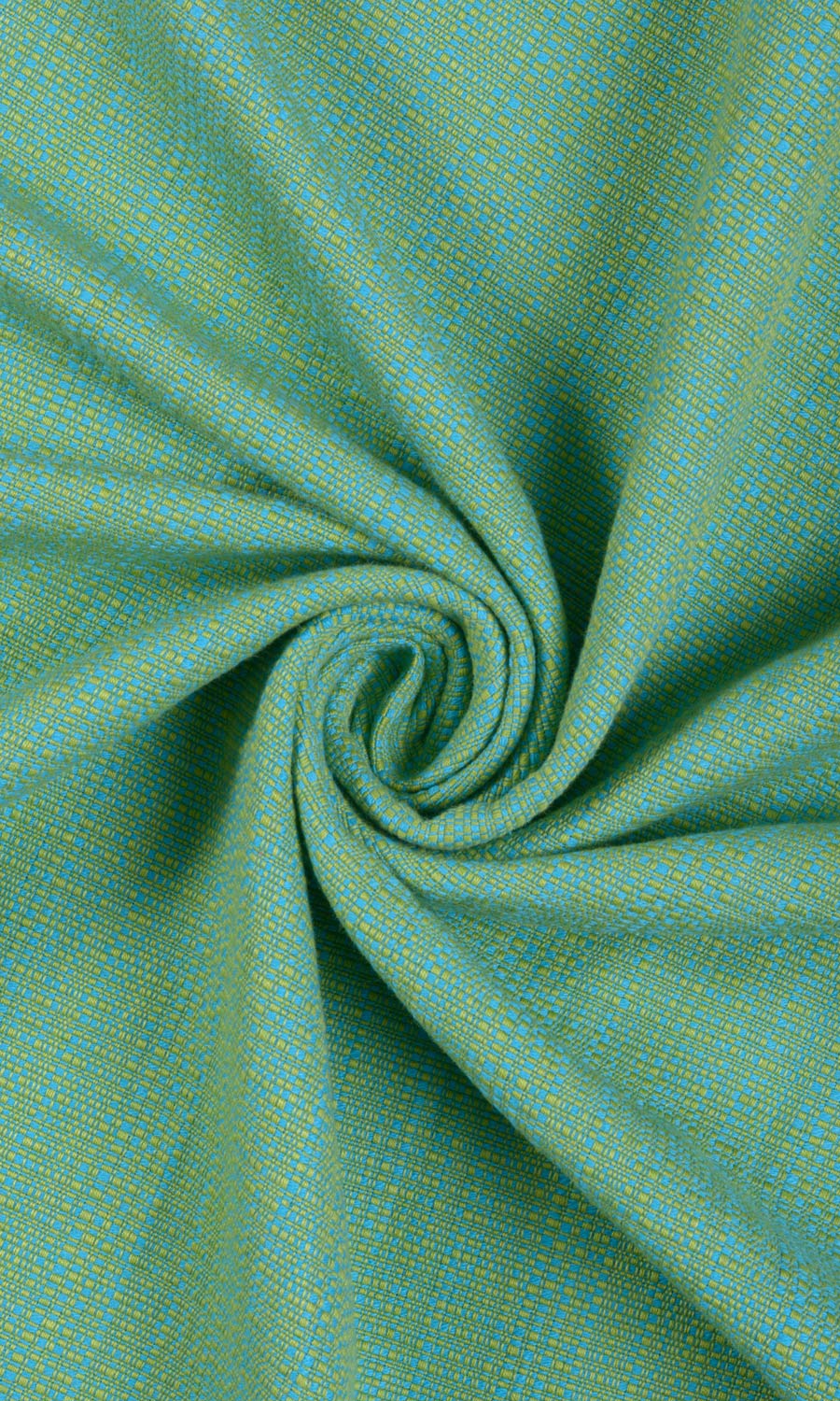 Cotton Free Fabric Material Sample (Green-Blue)
