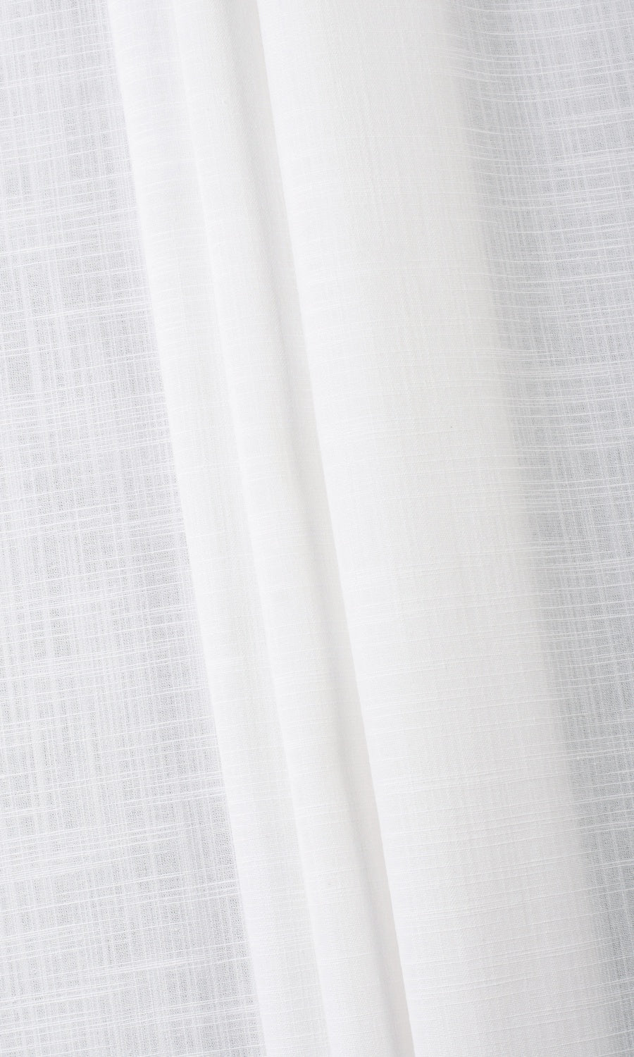 Linen-Texture Fabric Material By the Metre (White)
