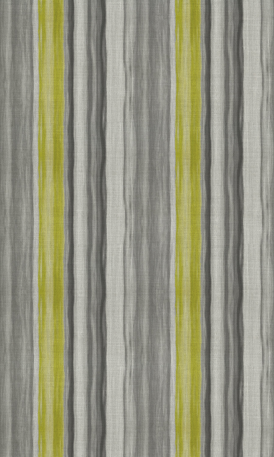 Modern Striped Free Fabric Material Sample (Pear Green/ Grey)
