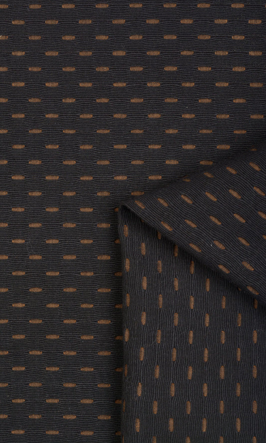 Cotton Home Décor Fabric Sample (Black)