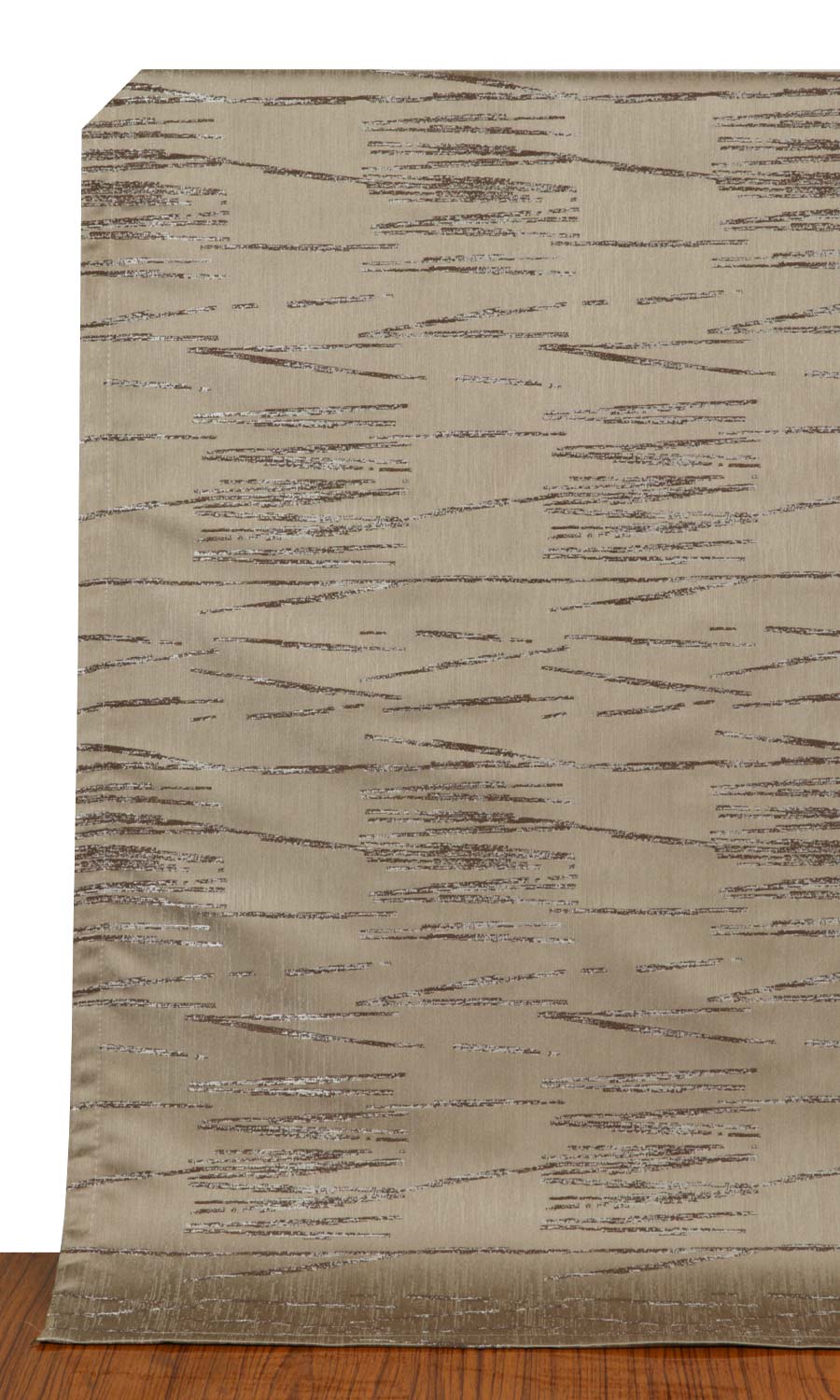 Abstract Patterned Home Textile Fabric Material By the Metre (Mocha Coffee)
