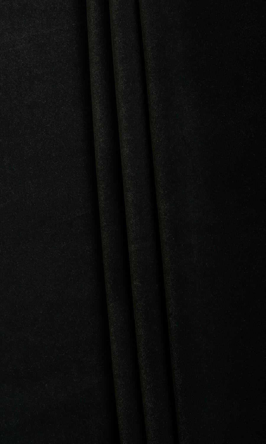 Velvet Fabric Sample for Curtains & Drapes (Black)