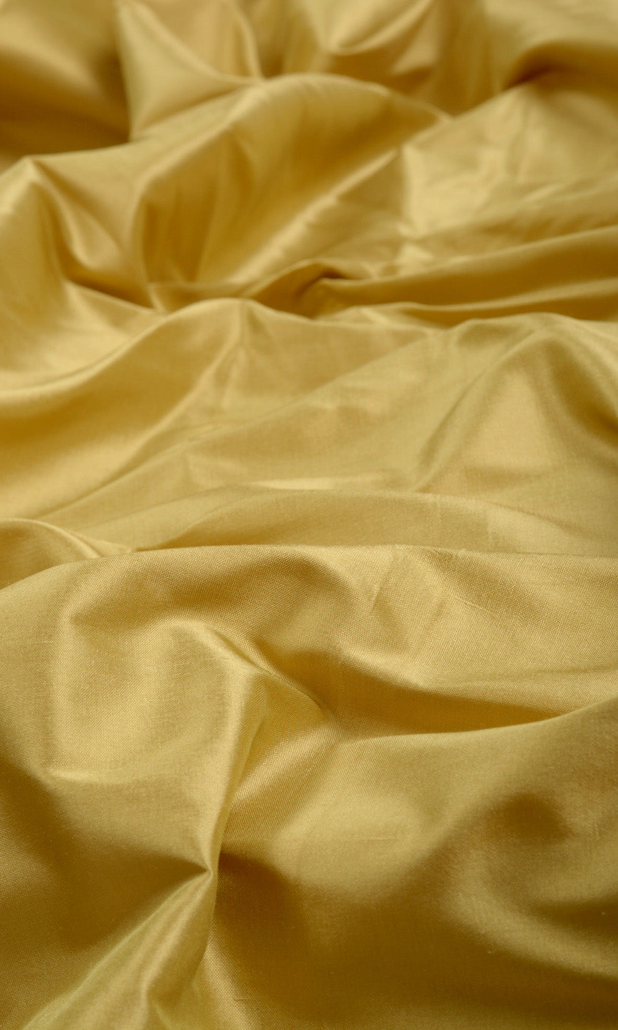 Shantung Silk Free Fabric Material Sample (Ochre/ Mustard Yellow)
