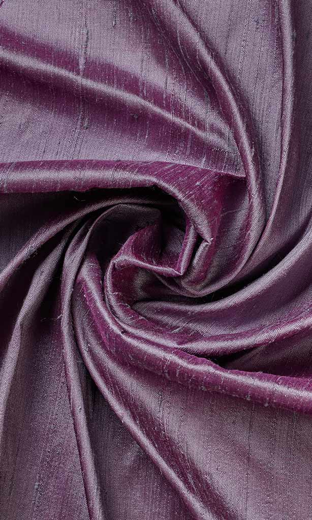 Pure Silk Home Décor Fabric By the Metre (Purple)