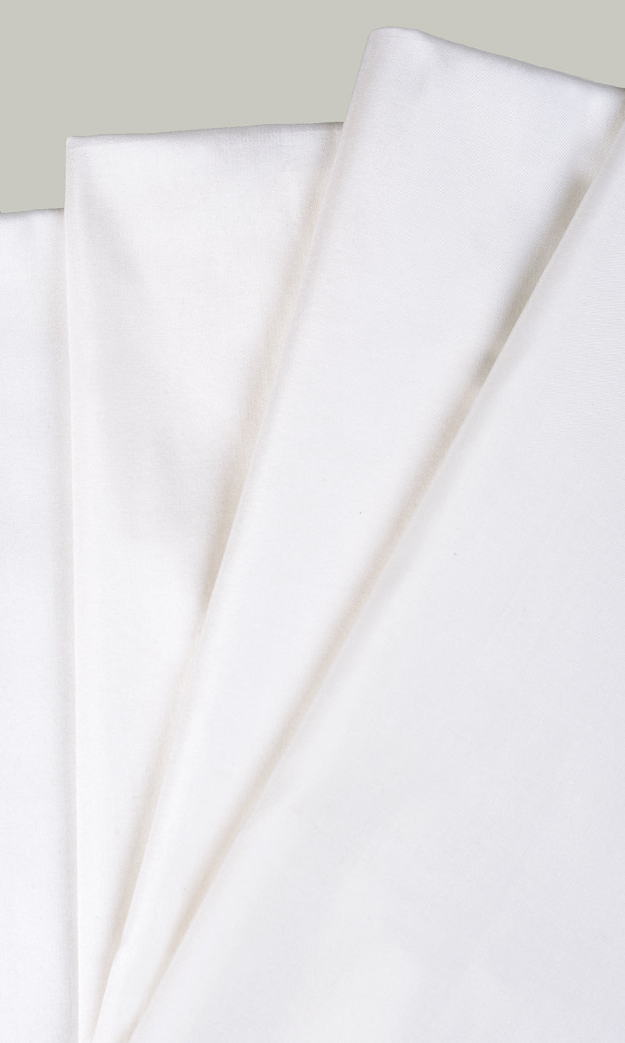 Shantung Silk Free Fabric Material Sample (White)