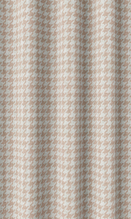 Houndstooth Pattern Curtains For Nursery