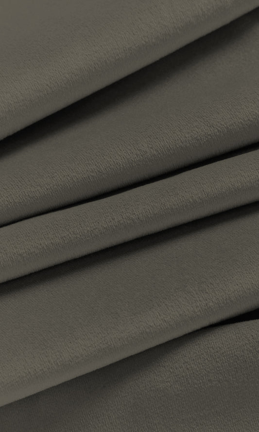 Velvet Curtain Panels (Grey)