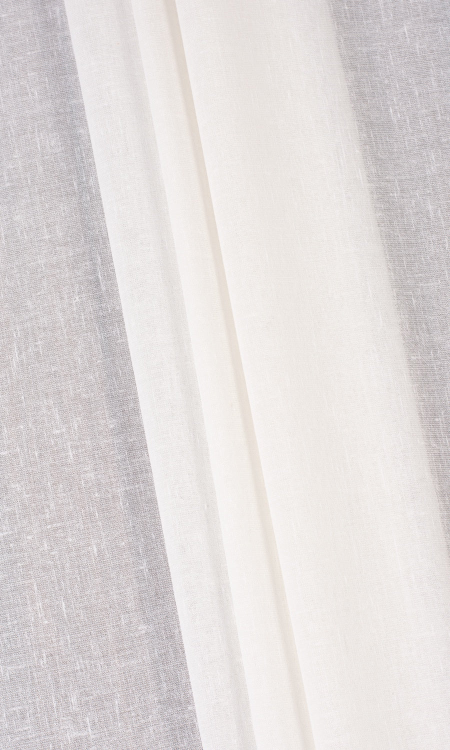 Plain Sheer Window Treatments Fabric Sample (Cream)